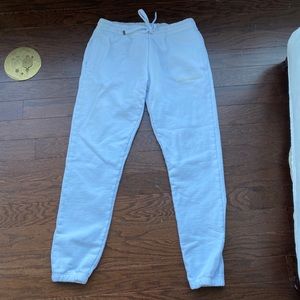 TALENTLESS Women’s White Sweatpants Size M